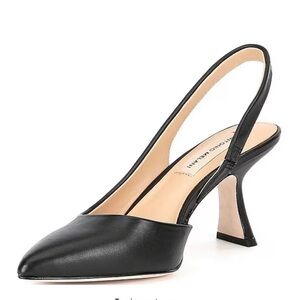 ANTONIO MELANI Classic Black Slingback Heels